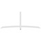 Ekena Millwork Bellingham Architectural Grade PVC Gable Bracket, 108"W x 45"H x 2"D x 4"F, 10/12 Pitch GBP108X45X0204BEL00 - alternate 2